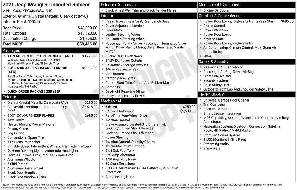 jeep wrangler unlimited 2021 1C4JJXFGXMW841910 image jeep wrangler unlimited 2021 1C4JJXFGXMW841910 image